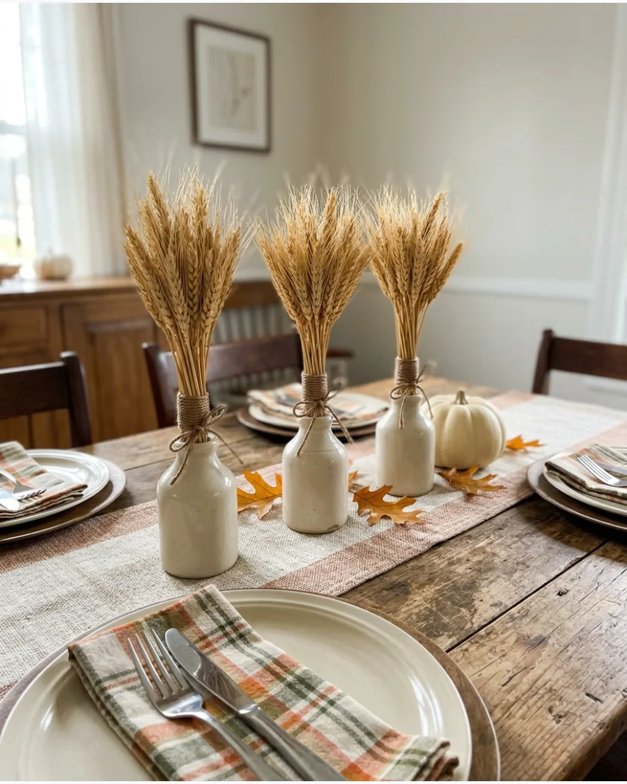 34. Wheat Bundle Table Decoration