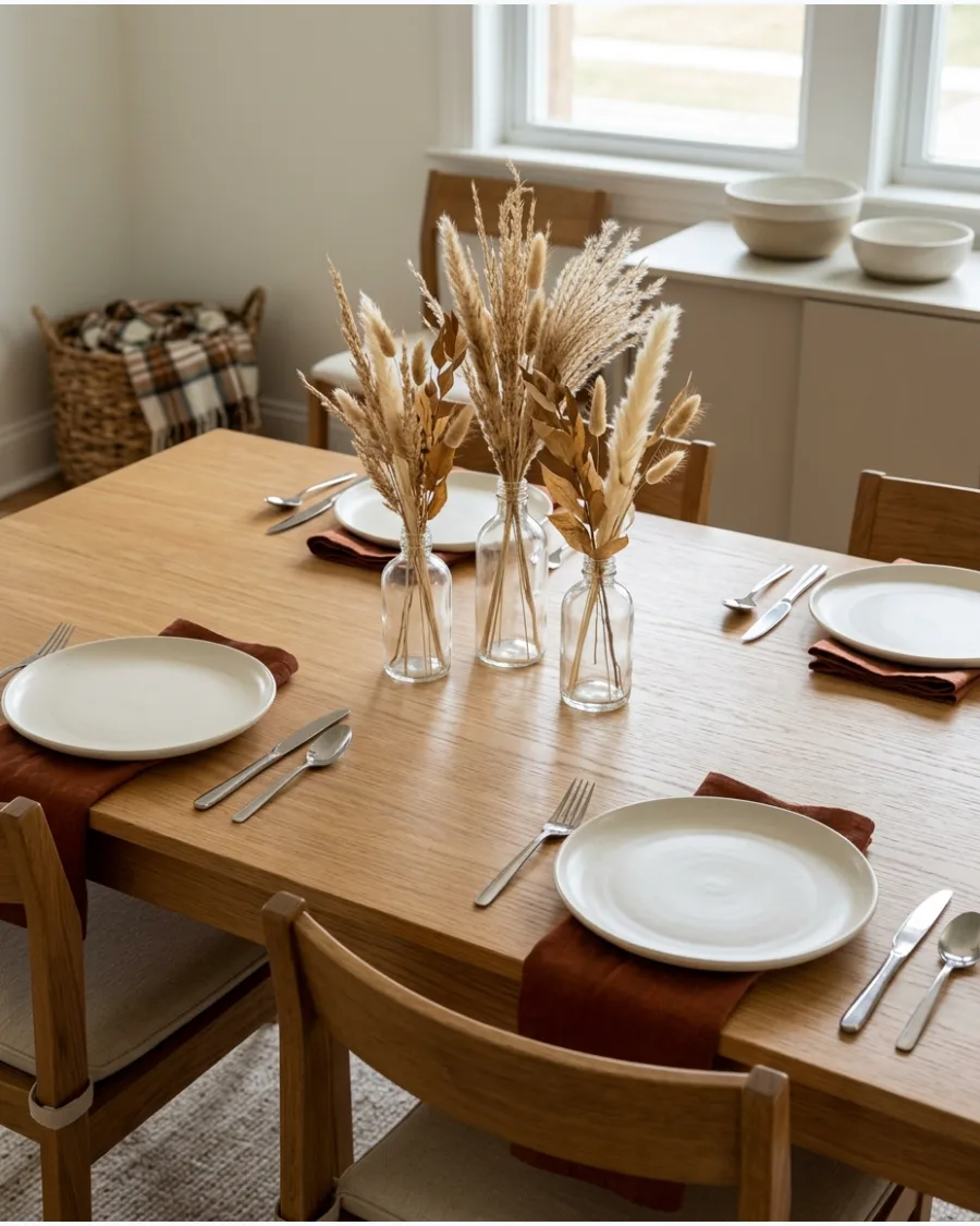 37. Dried Grass Thanksgiving Table