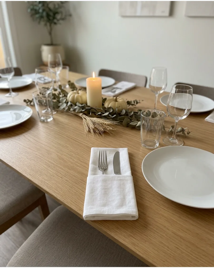 25. Folded Pocket Napkin Setting