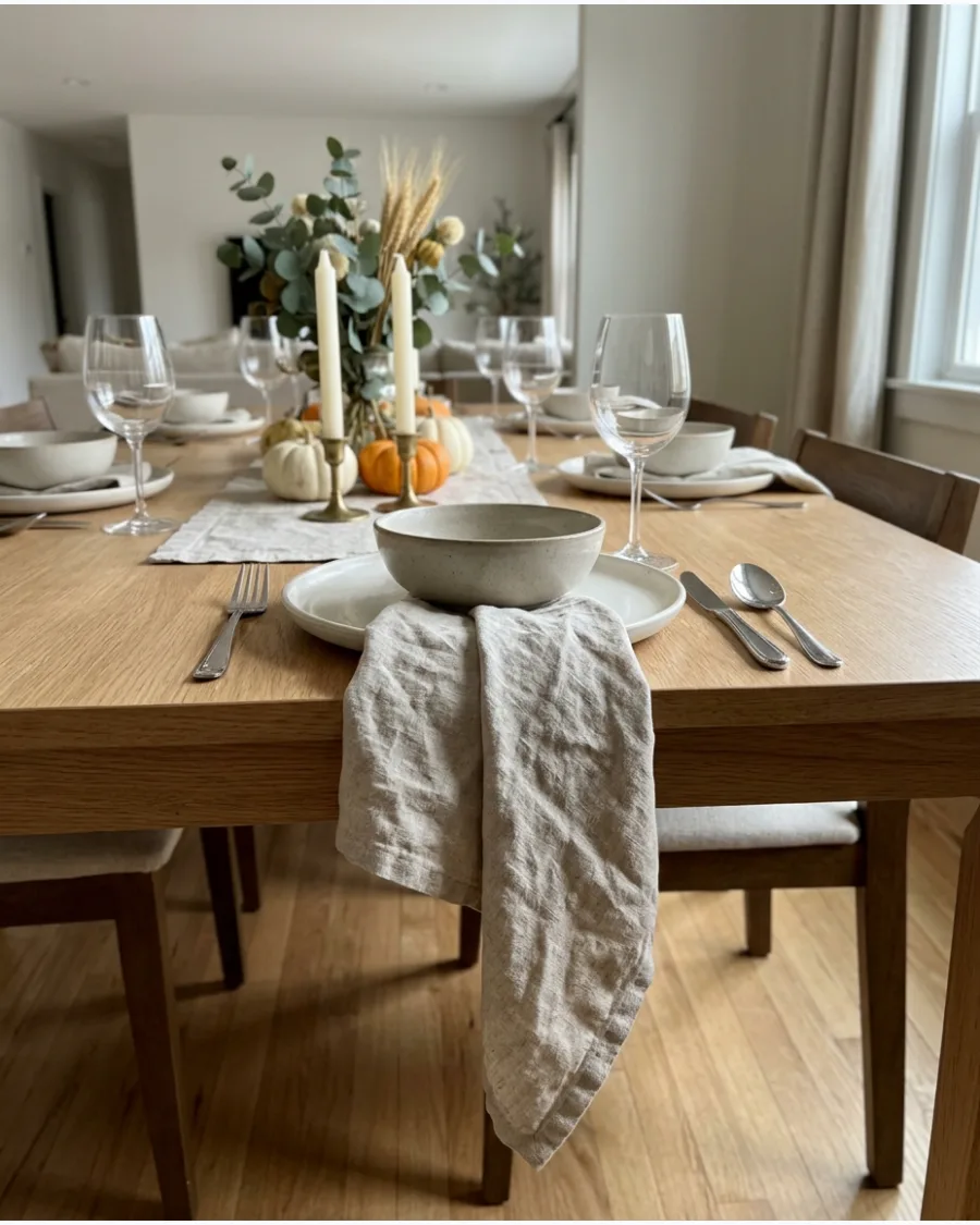 26. Casual Napkin-on-Plate Setting