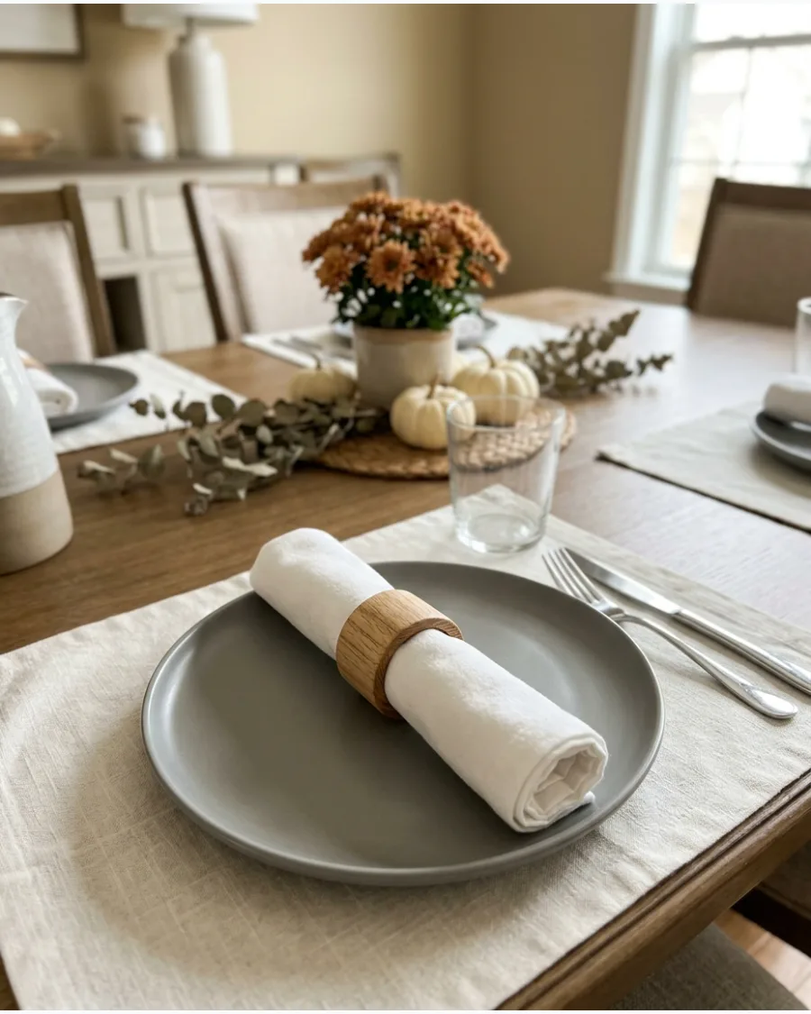 27. Simple Napkin Ring Setting