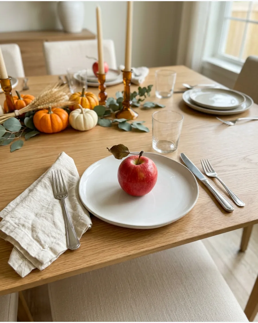 31. Apple Thanksgiving Place Setting