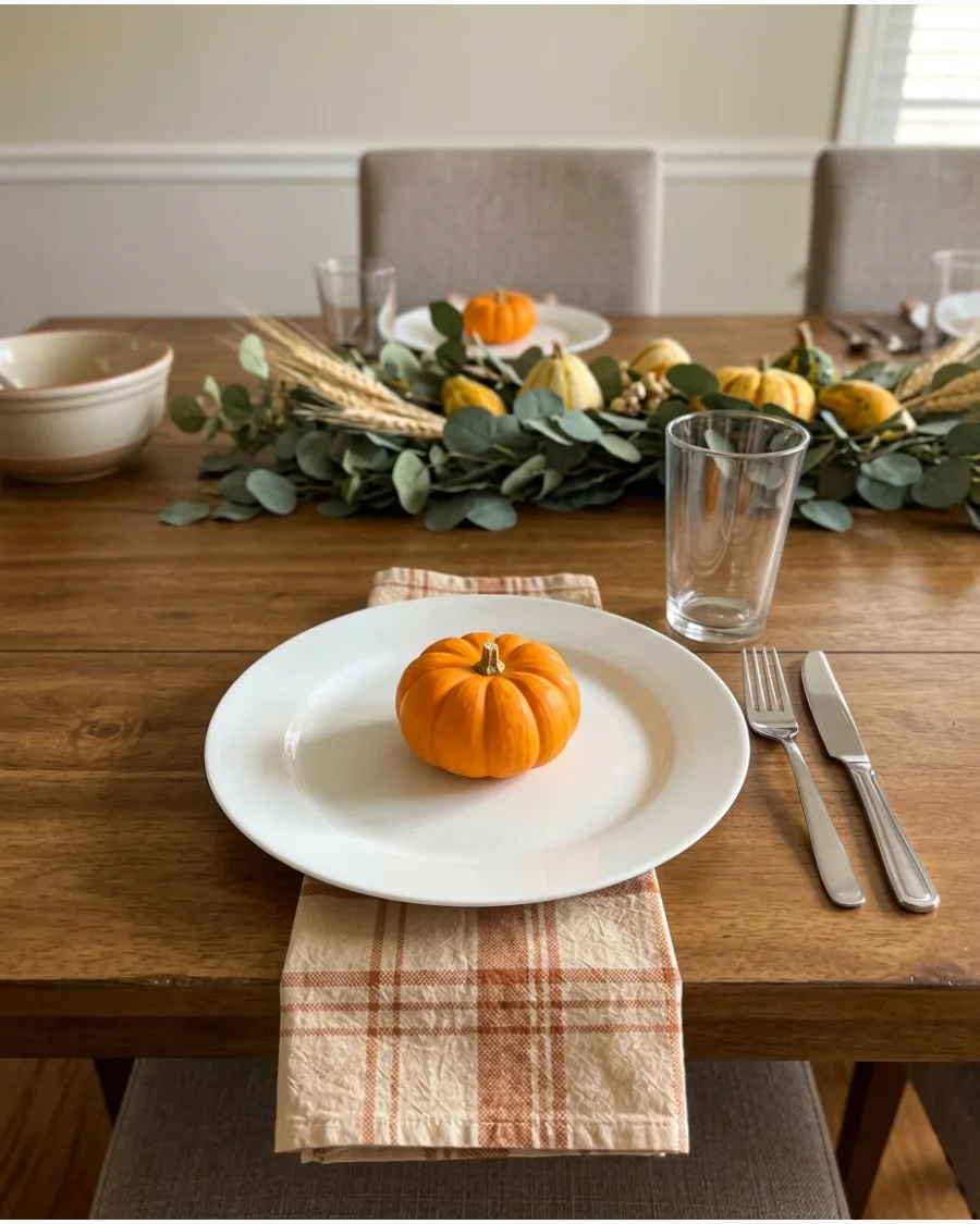 47. Dollar Store Thanksgiving Place Setting
