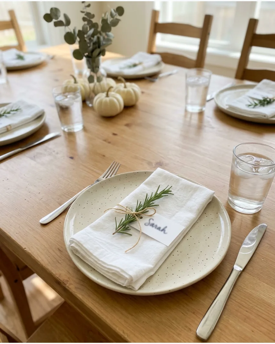 50. Rosemary Sprig Name Cards