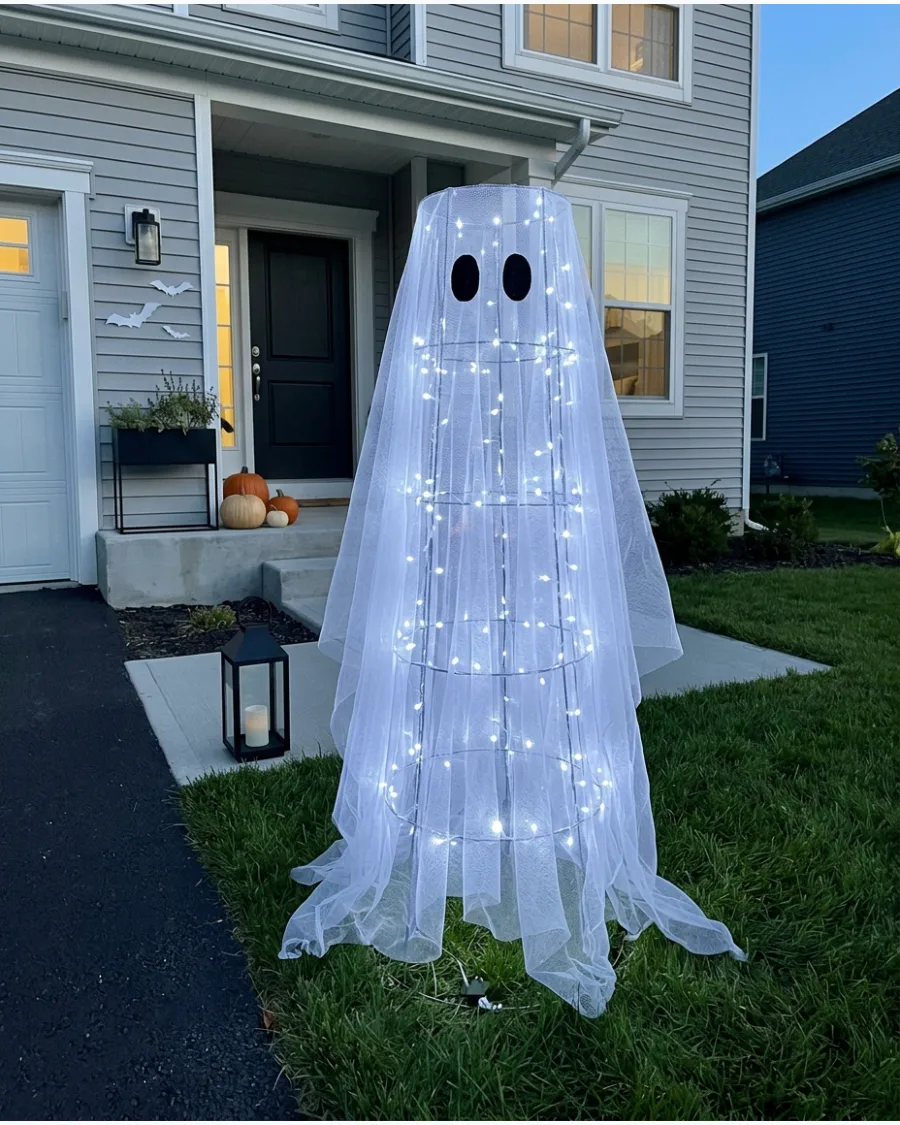 10. Bright White Glowing Ghost
