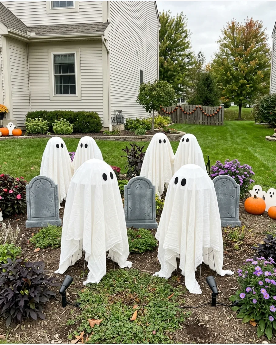 48. Ghost Graveyard Scene