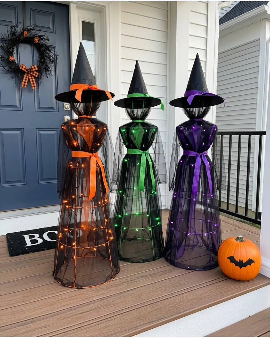 20. Color-Coded Witch Trio