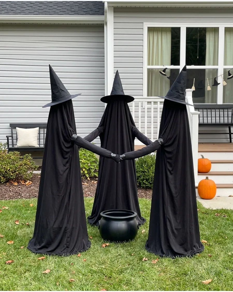 21. Witch Coven With Joined Hands
