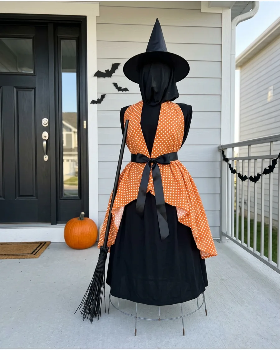 27. Polka-Dot Witch Dress
