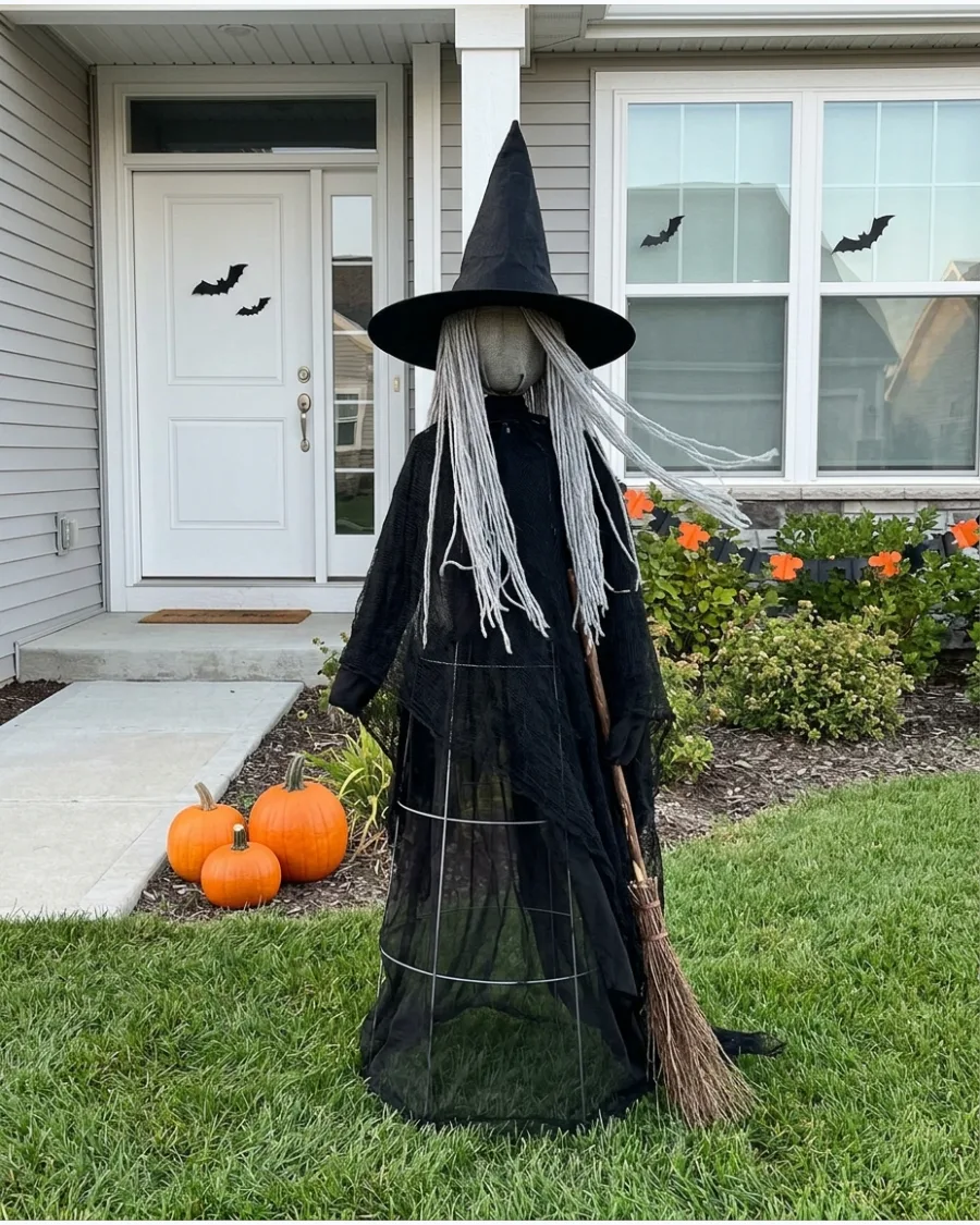 34. Gray-Haired Yard Witch