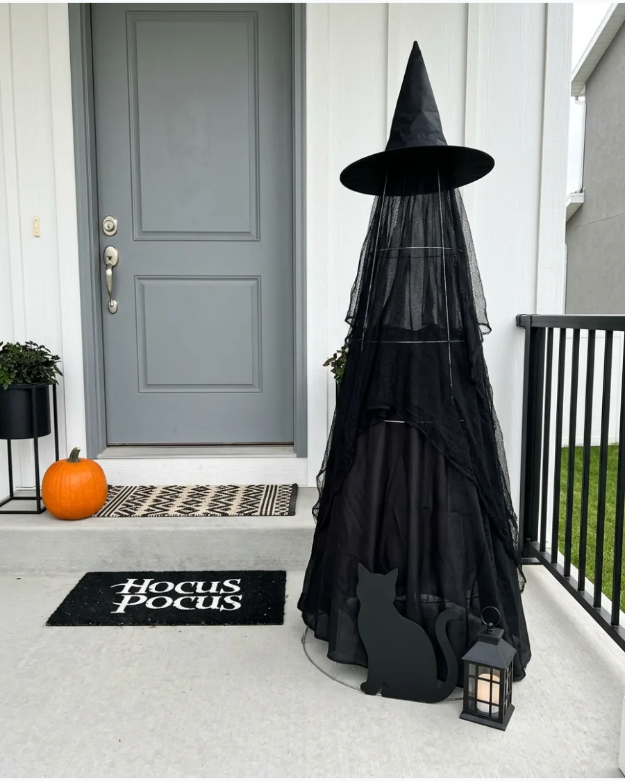 45. Witch and Black Cat Scene