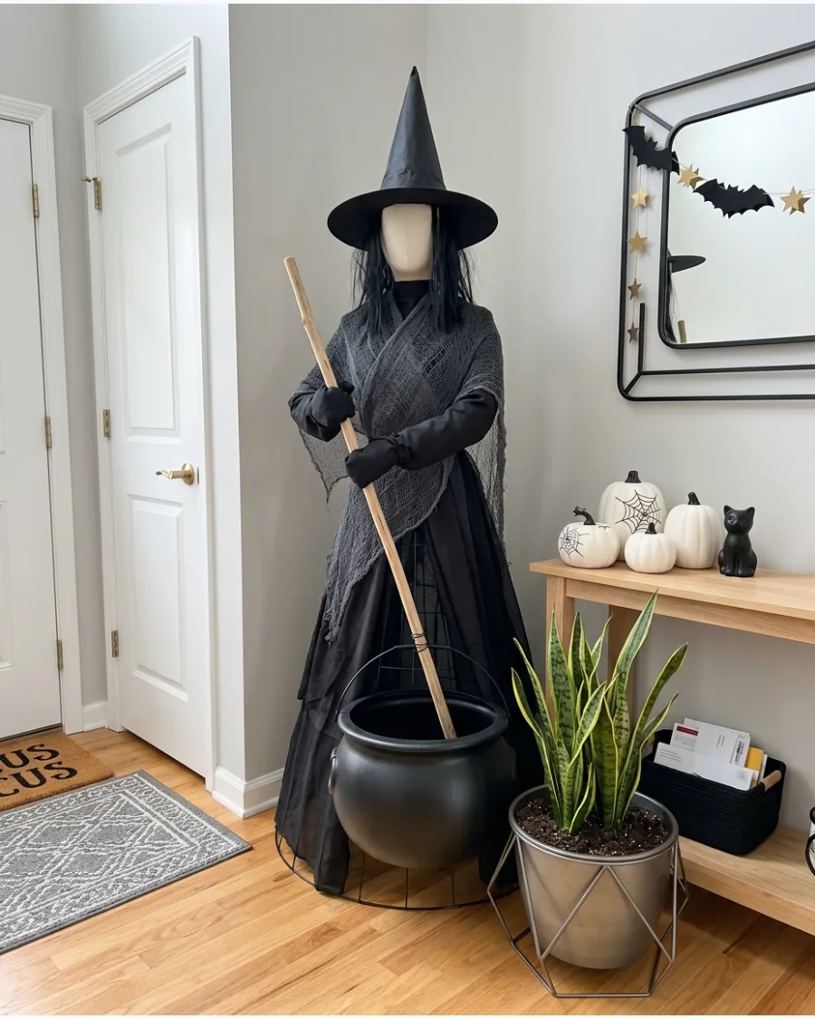48. Witch Stirring a Cauldron