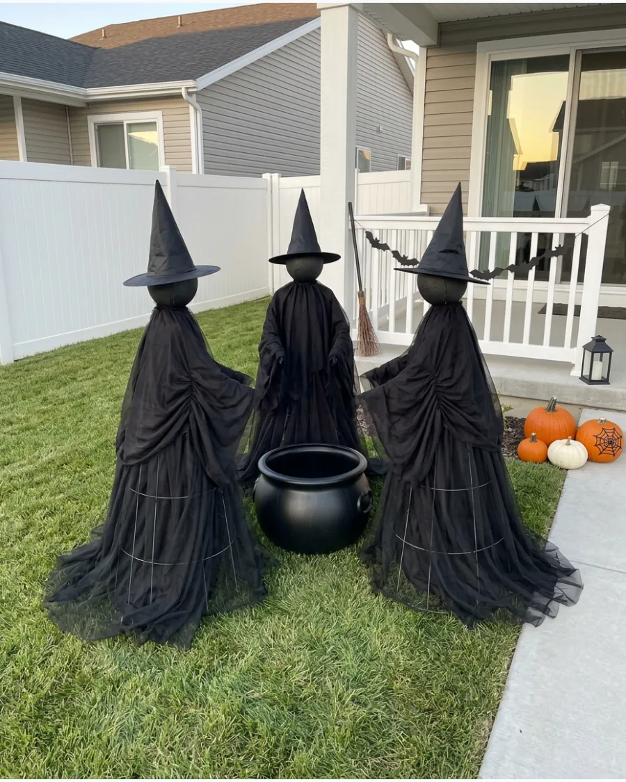 50. Witch Coven Cauldron Scene