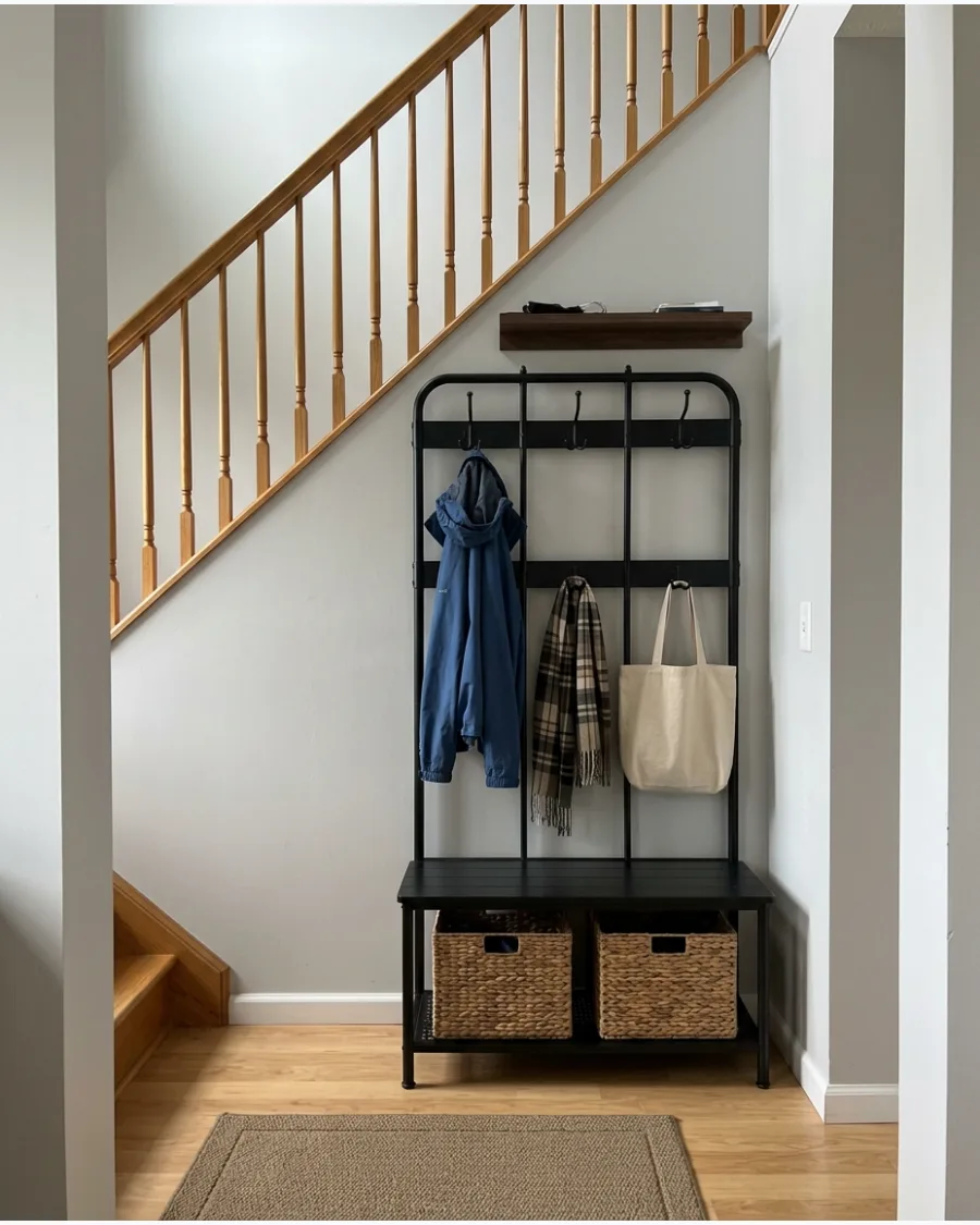 19. Under-Stairs Mudroom Without Built-Ins