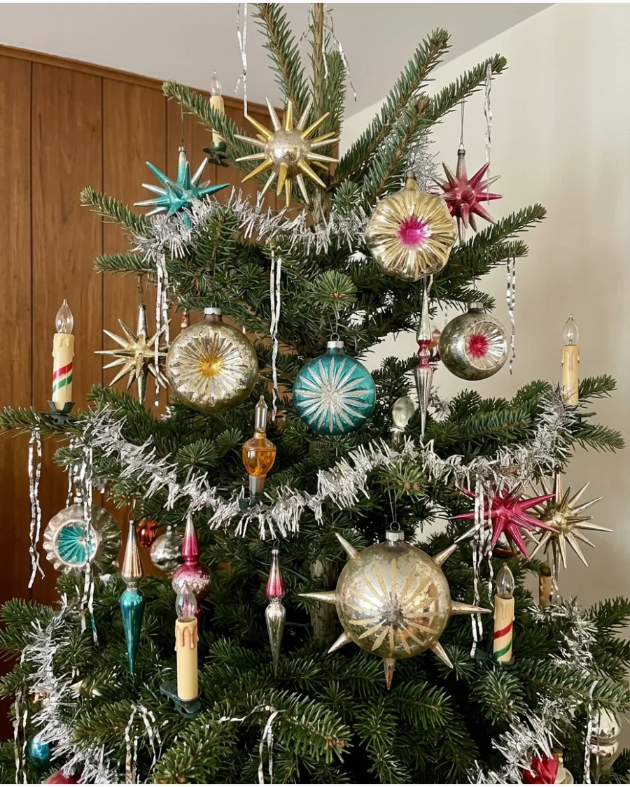 44. 1960s Atomic Starburst Ornaments