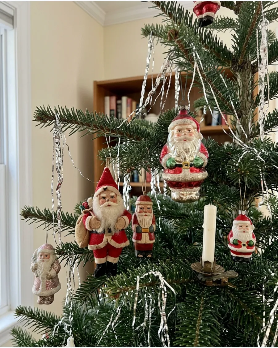 51. Vintage Santa Claus Ornaments