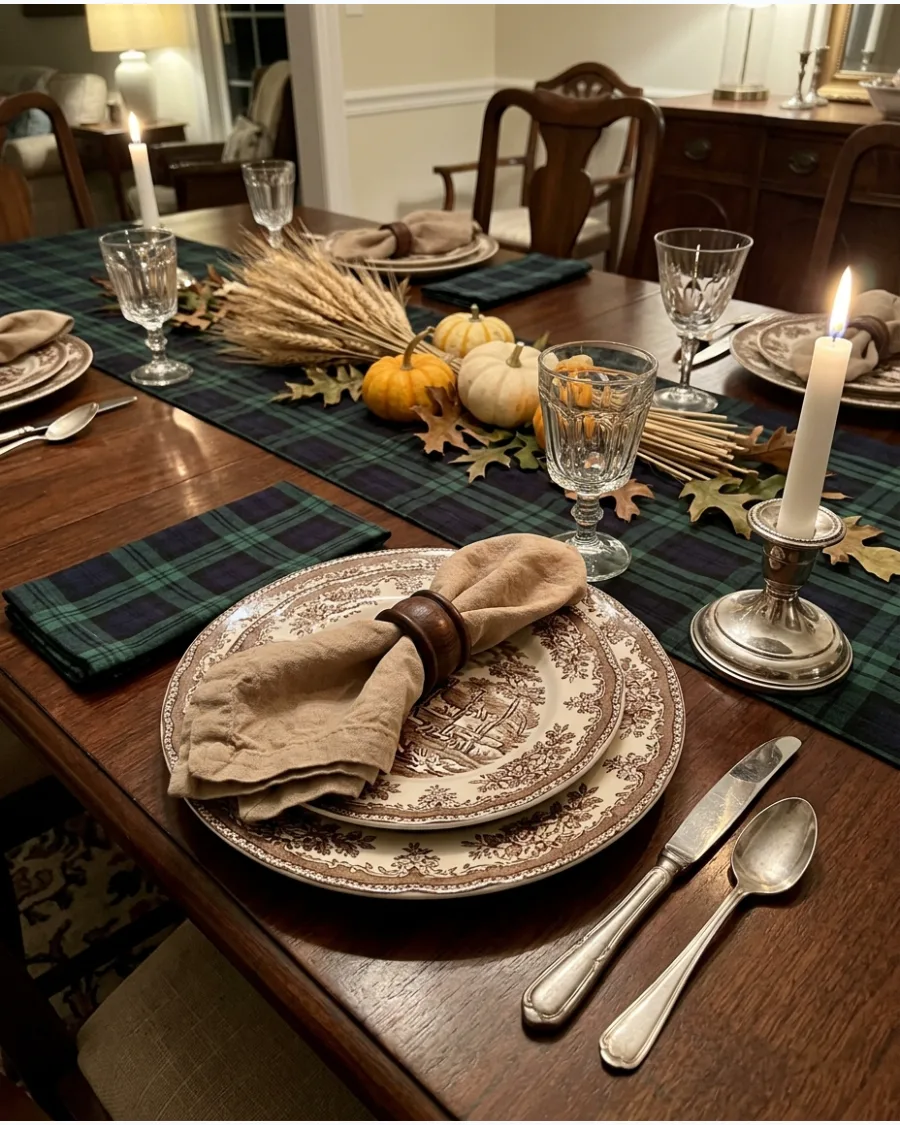39. Old English Thanksgiving Tablescape