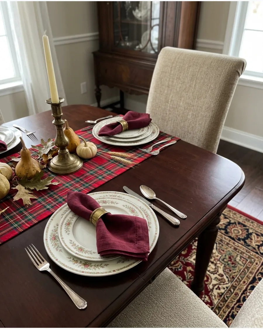 42. Vintage Ralph Lauren-Inspired Thanksgiving Table