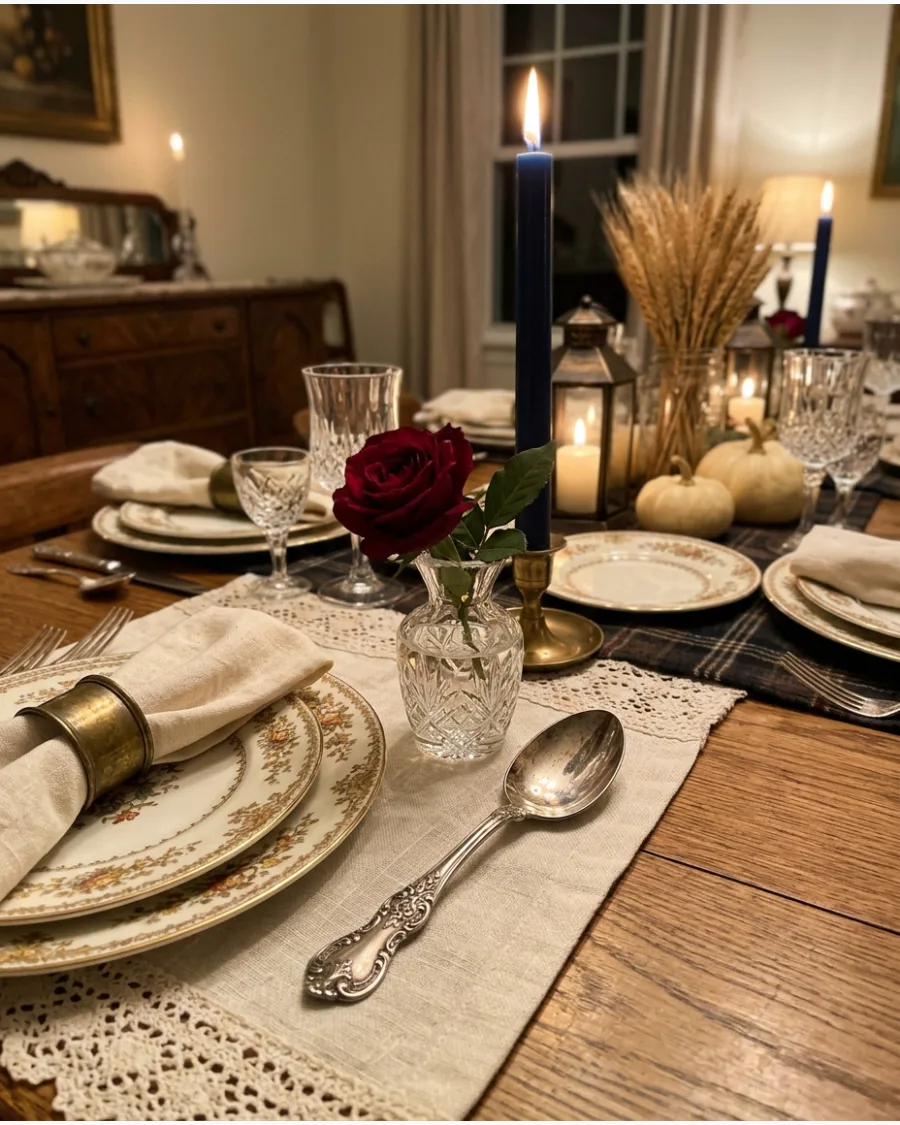 6. Victorian Thanksgiving Tablescape