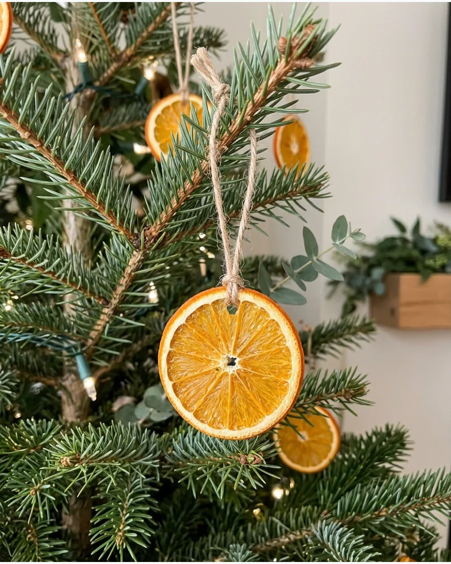 33. Dried Orange Slice Ornaments