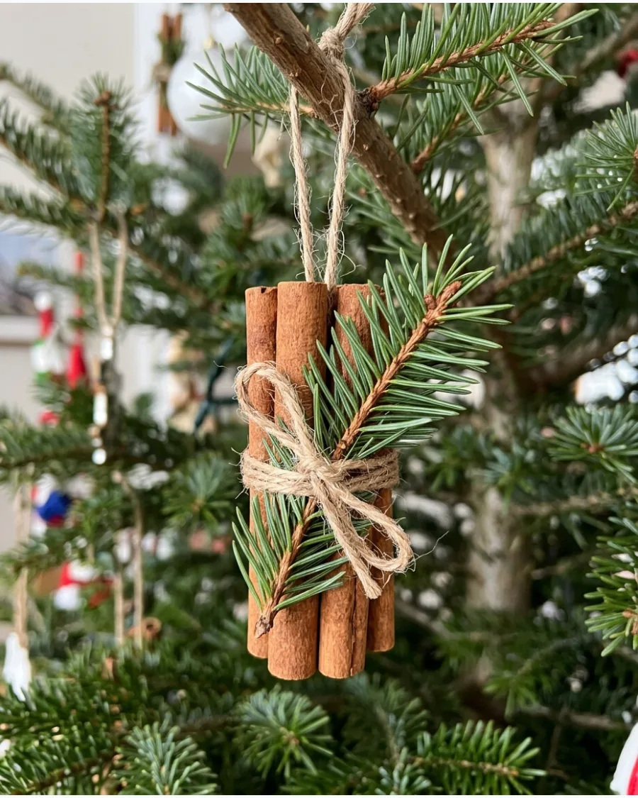 34. Cinnamon Stick Bundle Ornaments