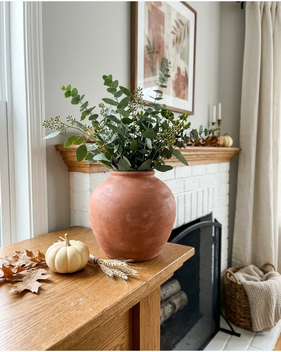 49. DIY Thrifted Vase Fall Makeover