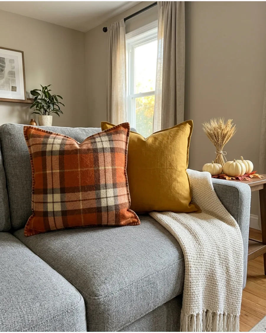 58. DIY Thanksgiving Pillow Covers