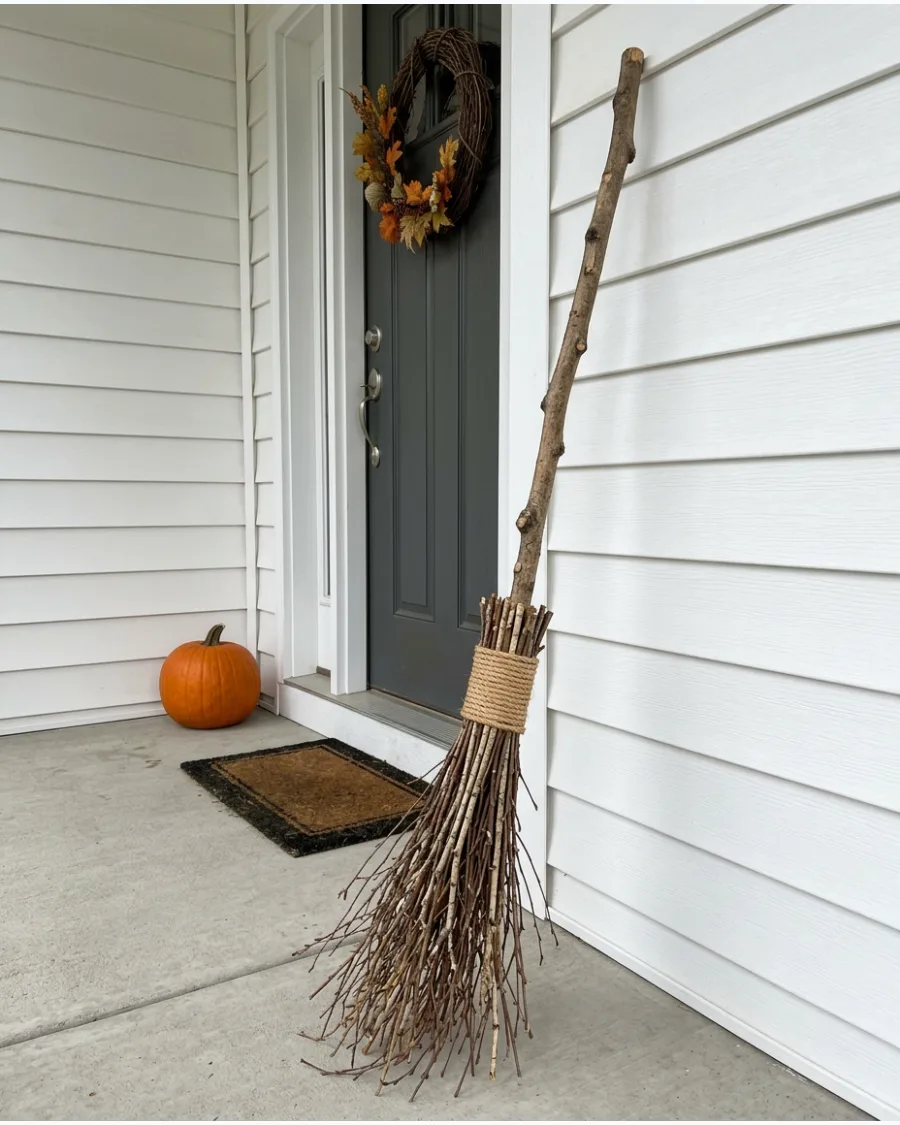 1. Classic Twig Witch Broom