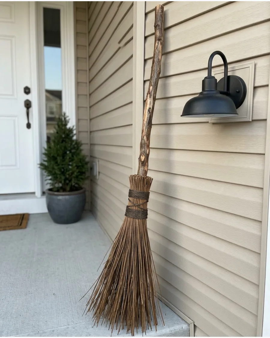 22. Decorative Grass Stem Broom