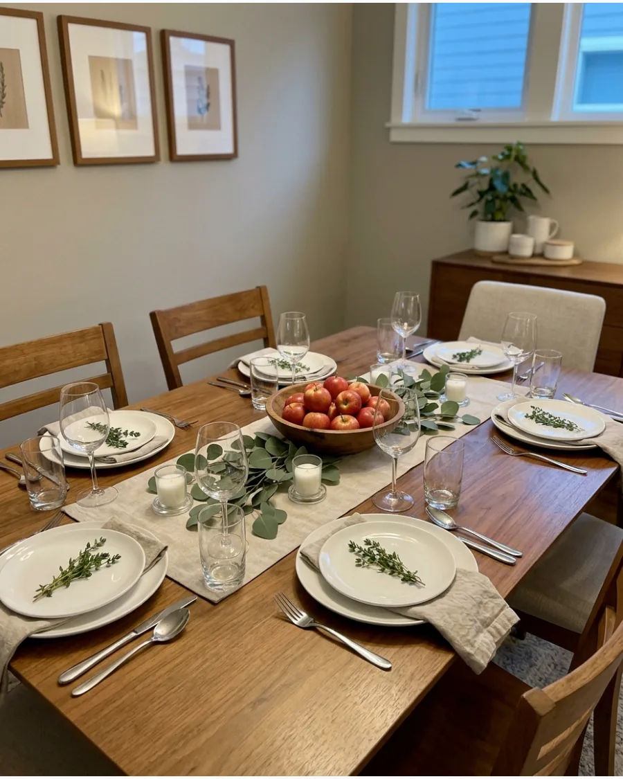10. Last-Minute Friendsgiving Tablescape