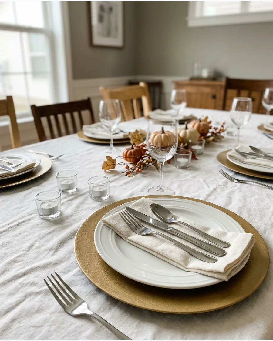 41. Dollar Store Friendsgiving Tablescape
