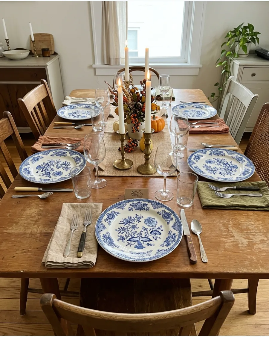42. Thrifted Friendsgiving Tablescape