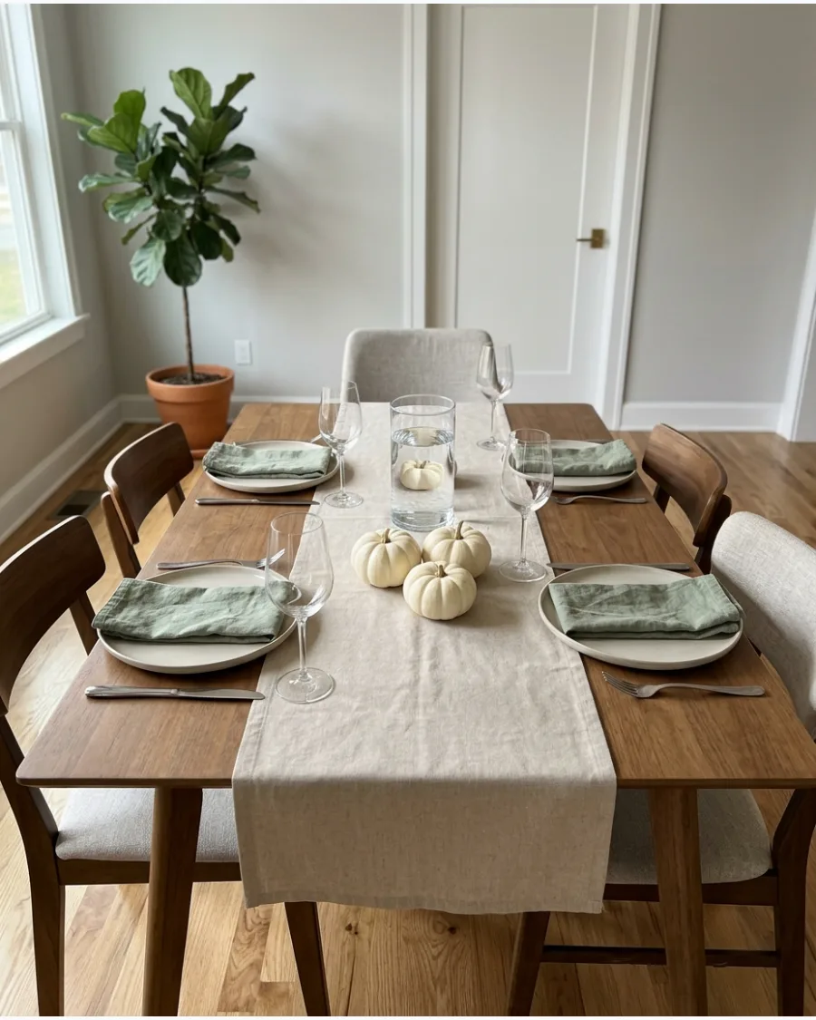 50. Five-Minute Friendsgiving Tablescape