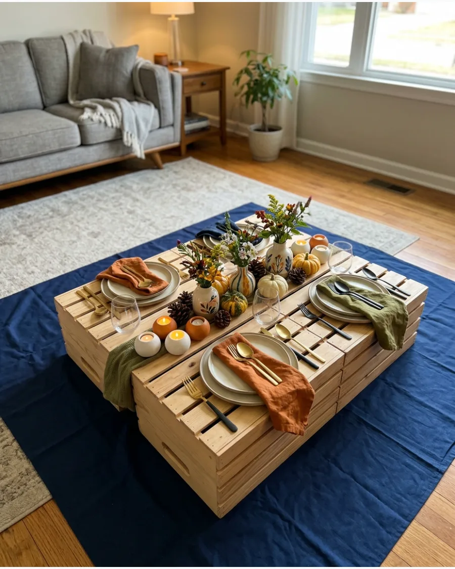 54. Friendsgiving Picnic Tablescape