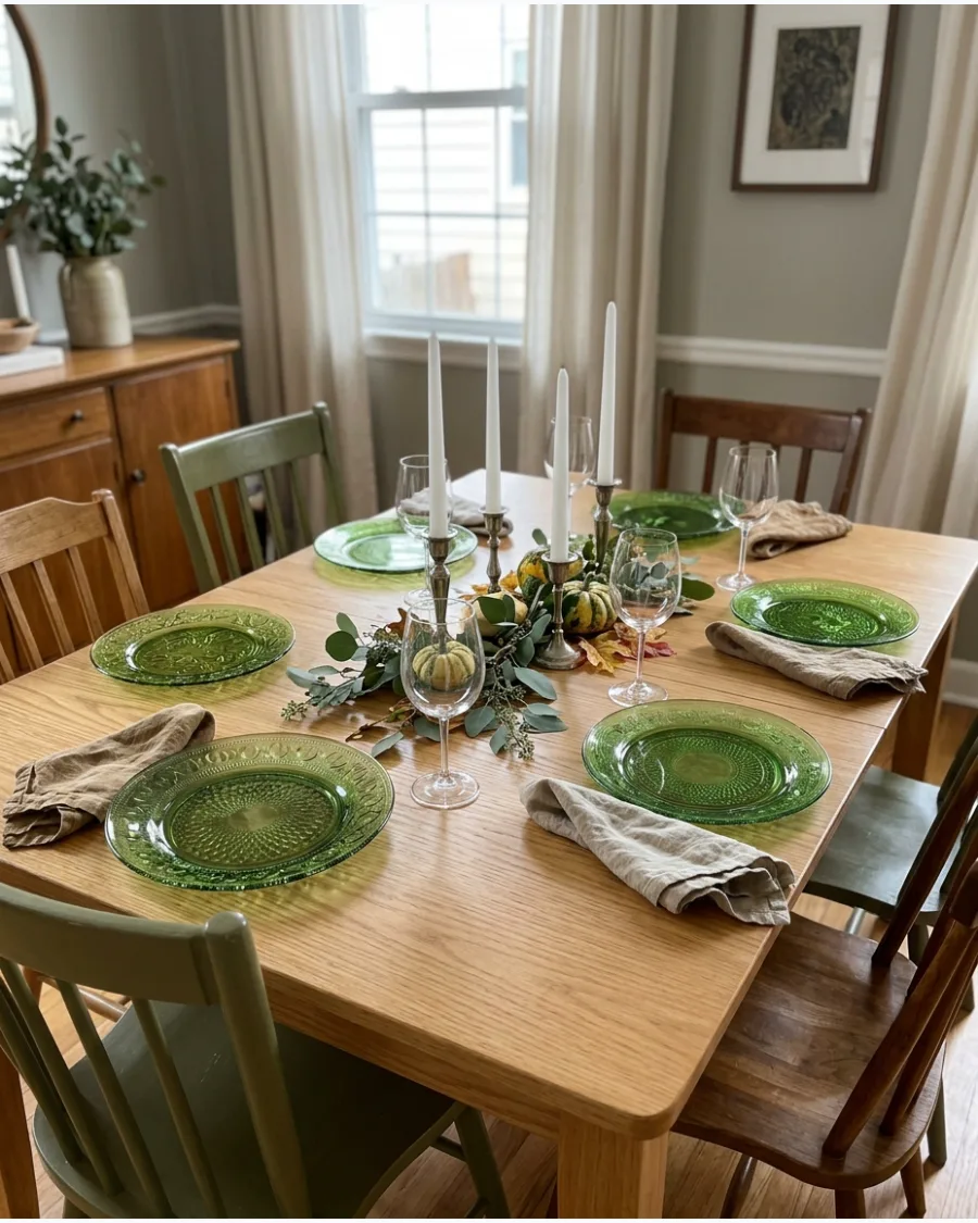 56. Vintage Friendsgiving Tablescape