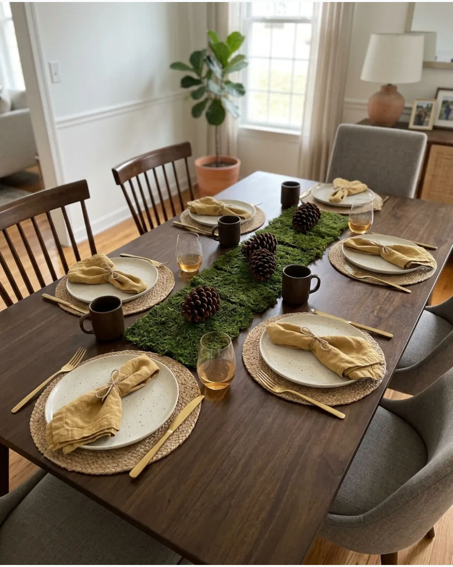 58. Woodland Friendsgiving Tablescape