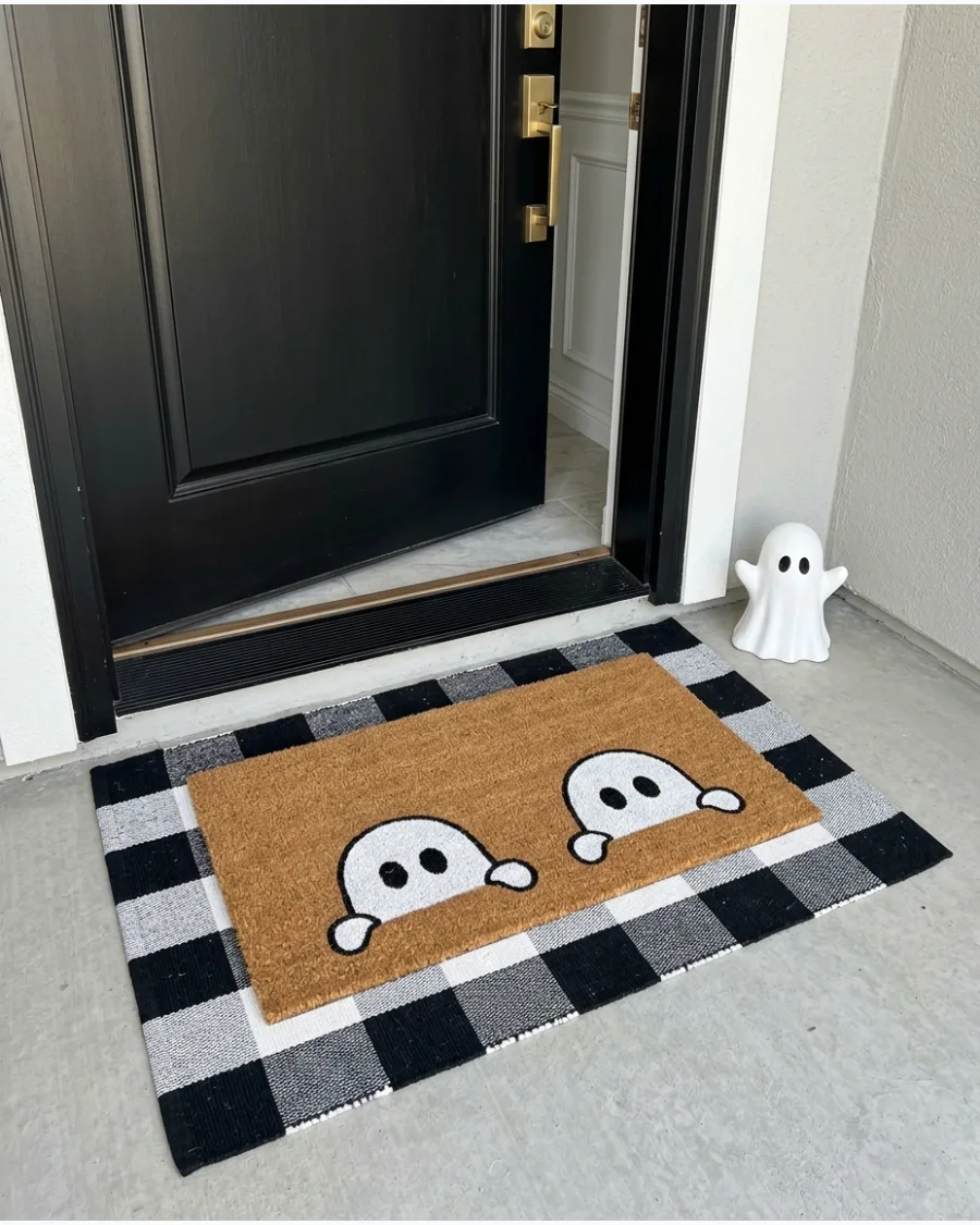 23. Peekaboo Ghost Doormat