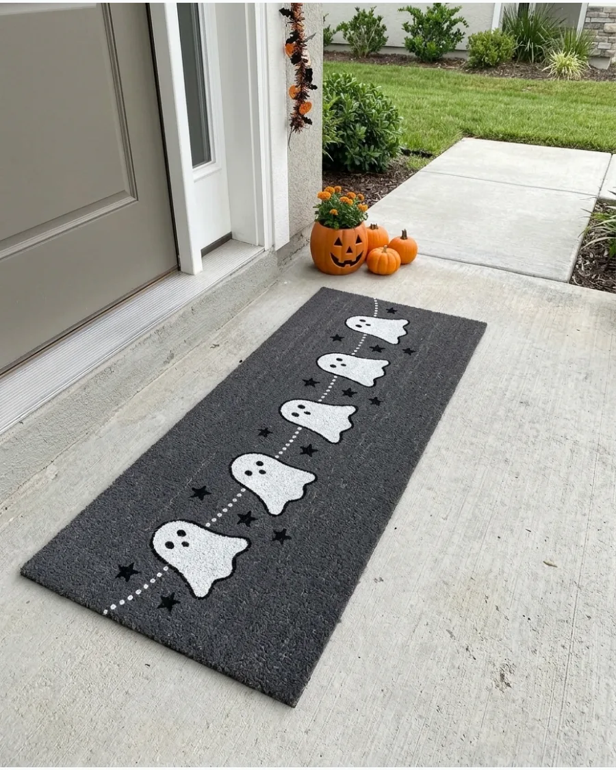 26. Ghost Garland Doormat