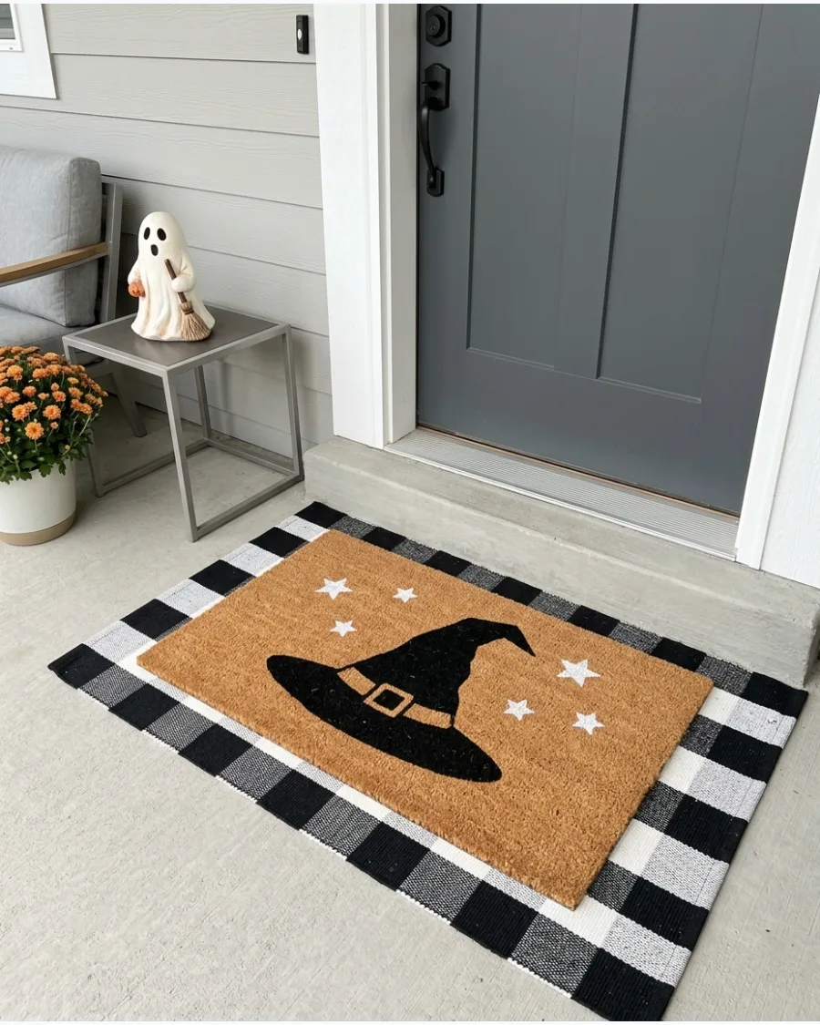 31. Witch Hat Doormat