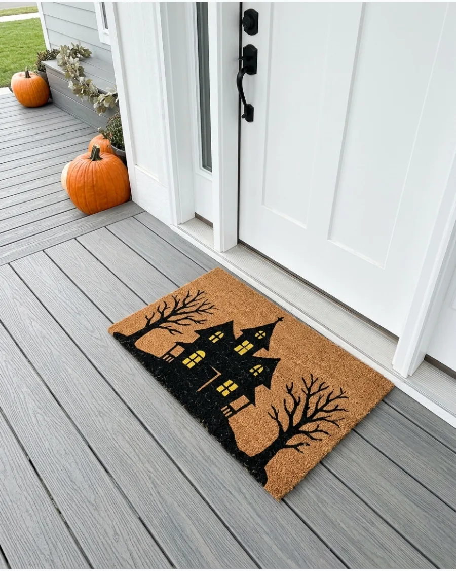 37. Haunted House Doormat
