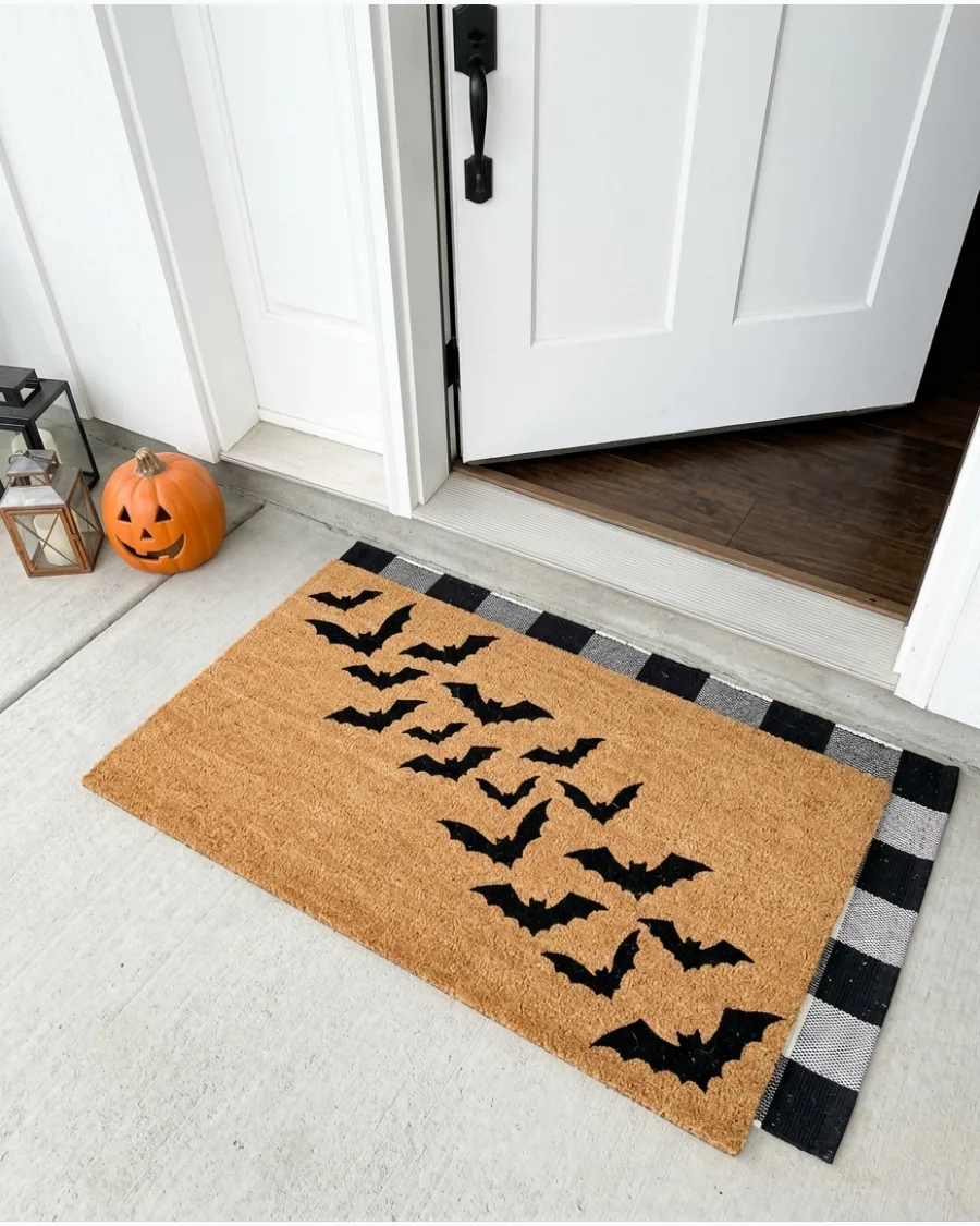 42. Flying Bat Doormat