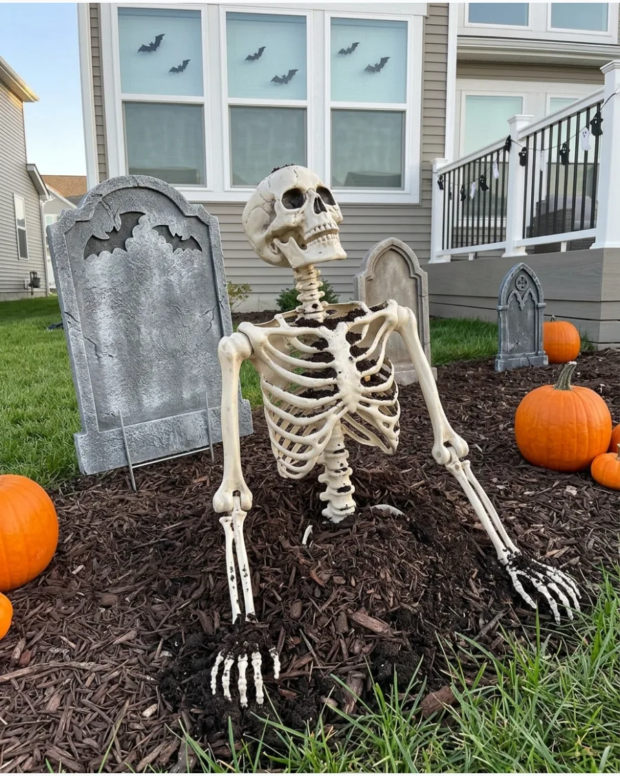 26. Skeleton Rising From a Grave