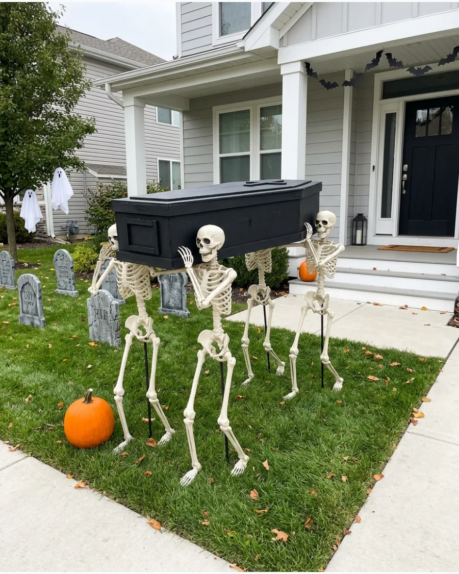 28. Skeleton Funeral Procession