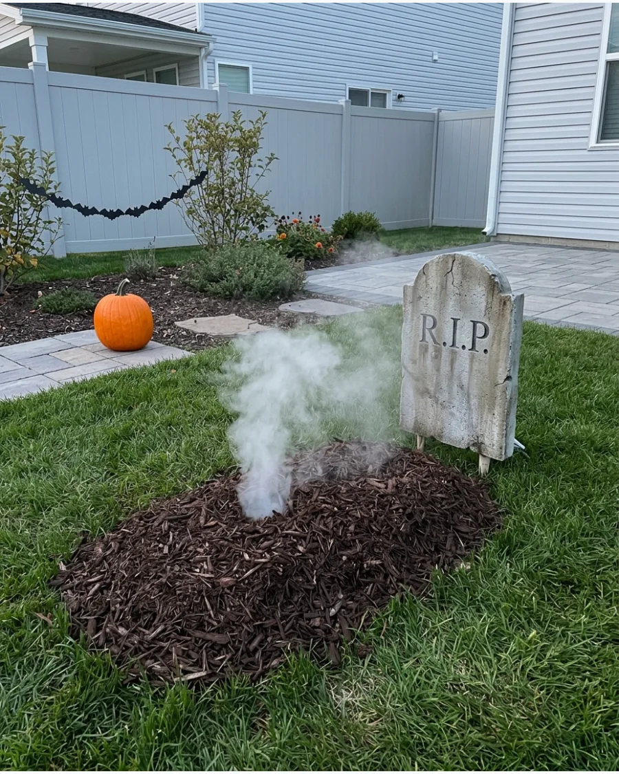 52. Fog Emerging From a Grave