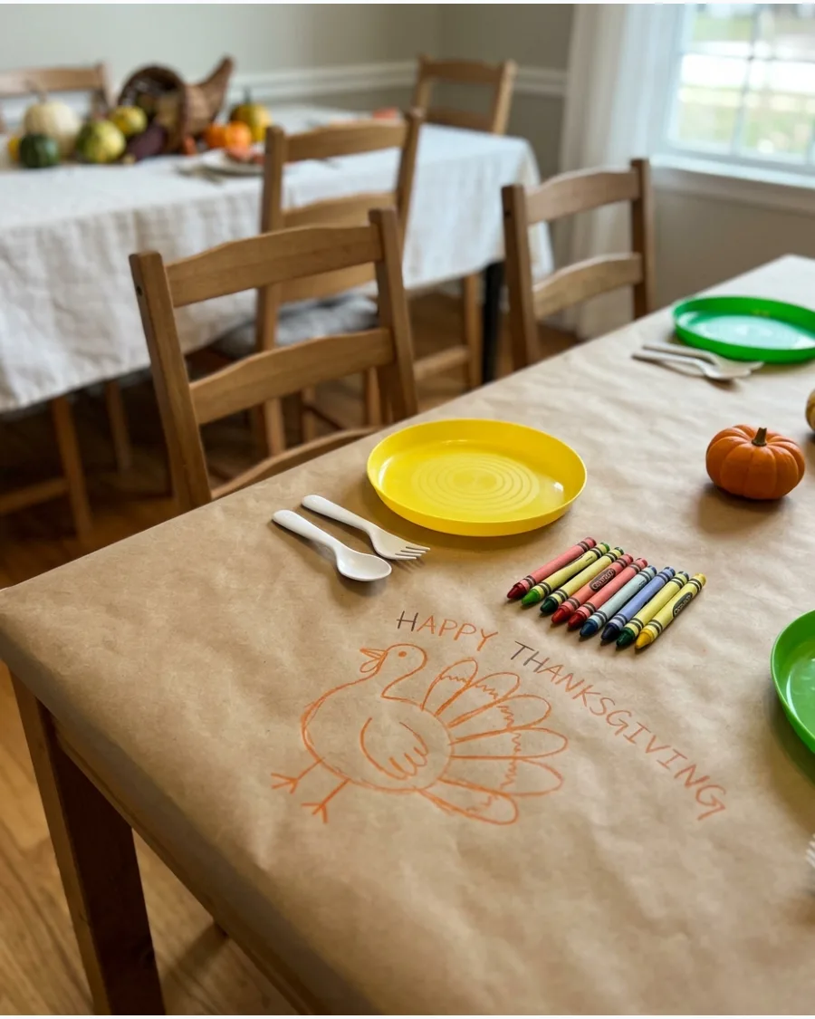 89. Kids' Thanksgiving Tablescape