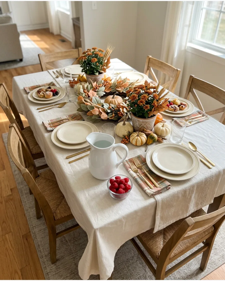 90. Thanksgiving Brunch Tablescape
