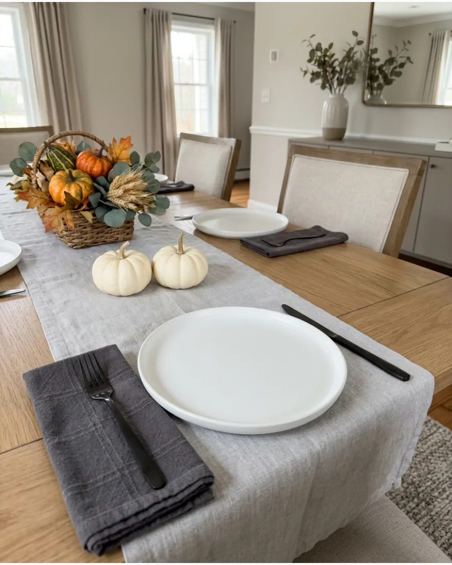 99. Classic Thanksgiving Tablescape With a Modern Update