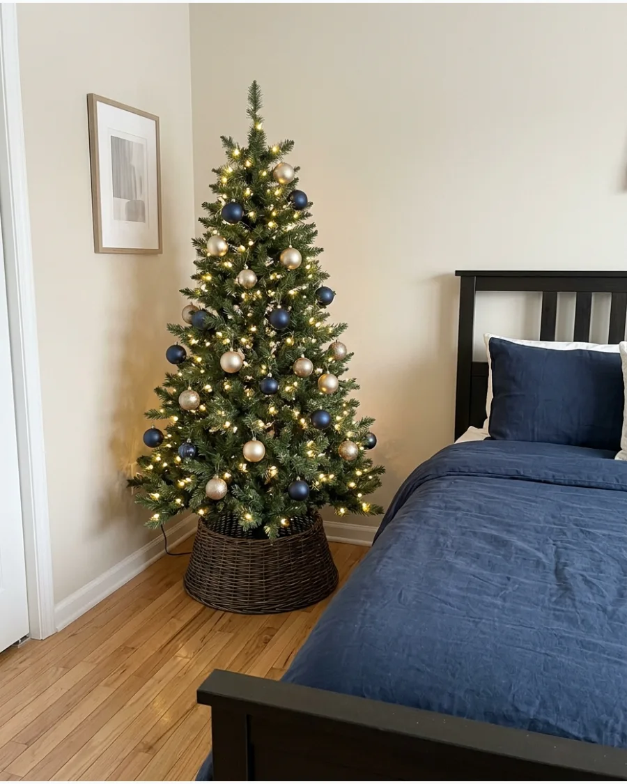 11. Christmas Tree at the Foot of the Bed