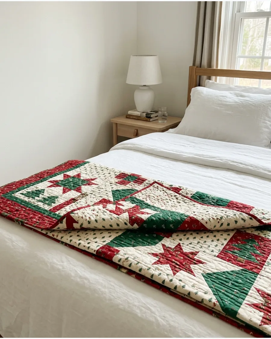 42. Christmas Quilt Bedroom