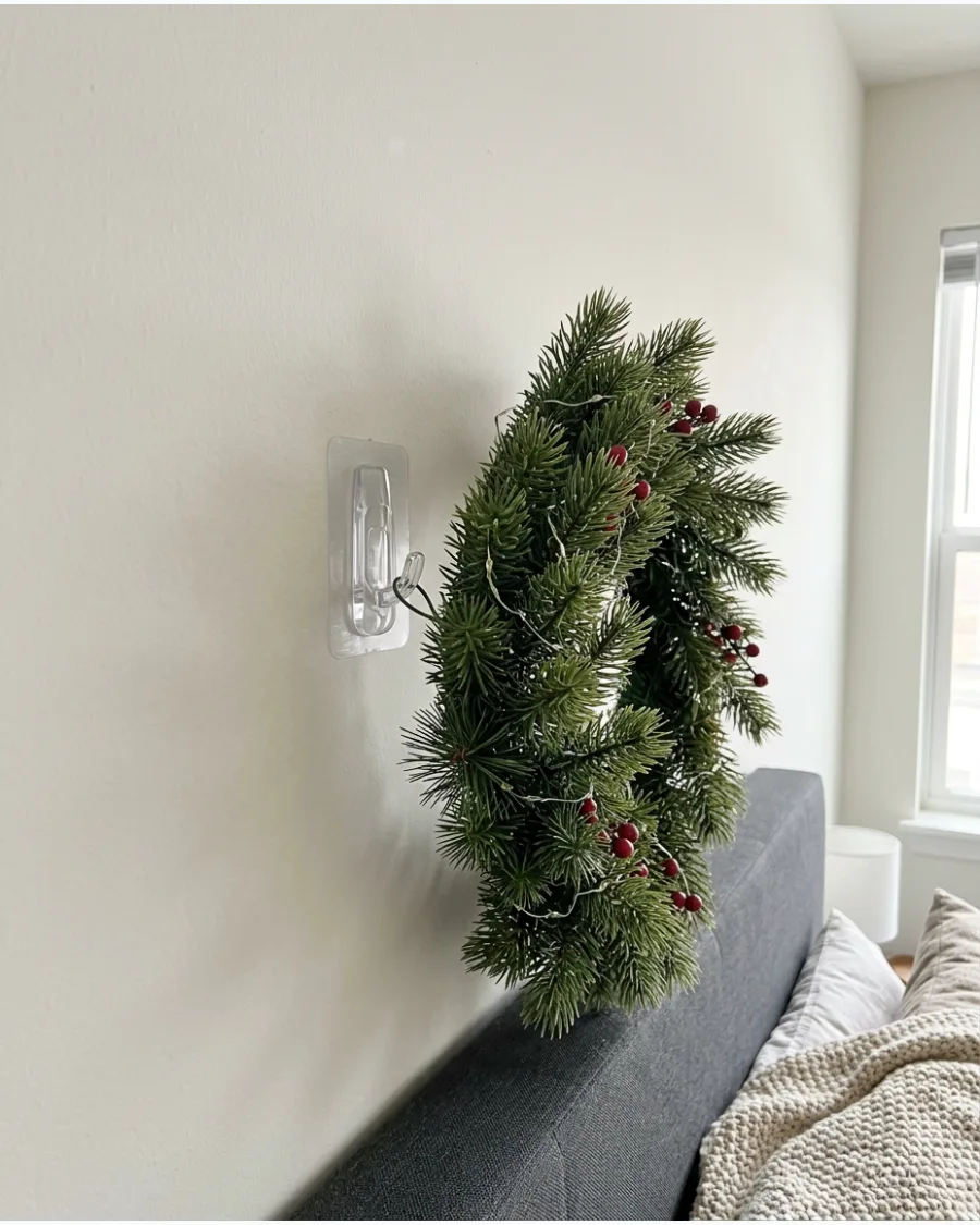 74. Removable Christmas Decor for Renters